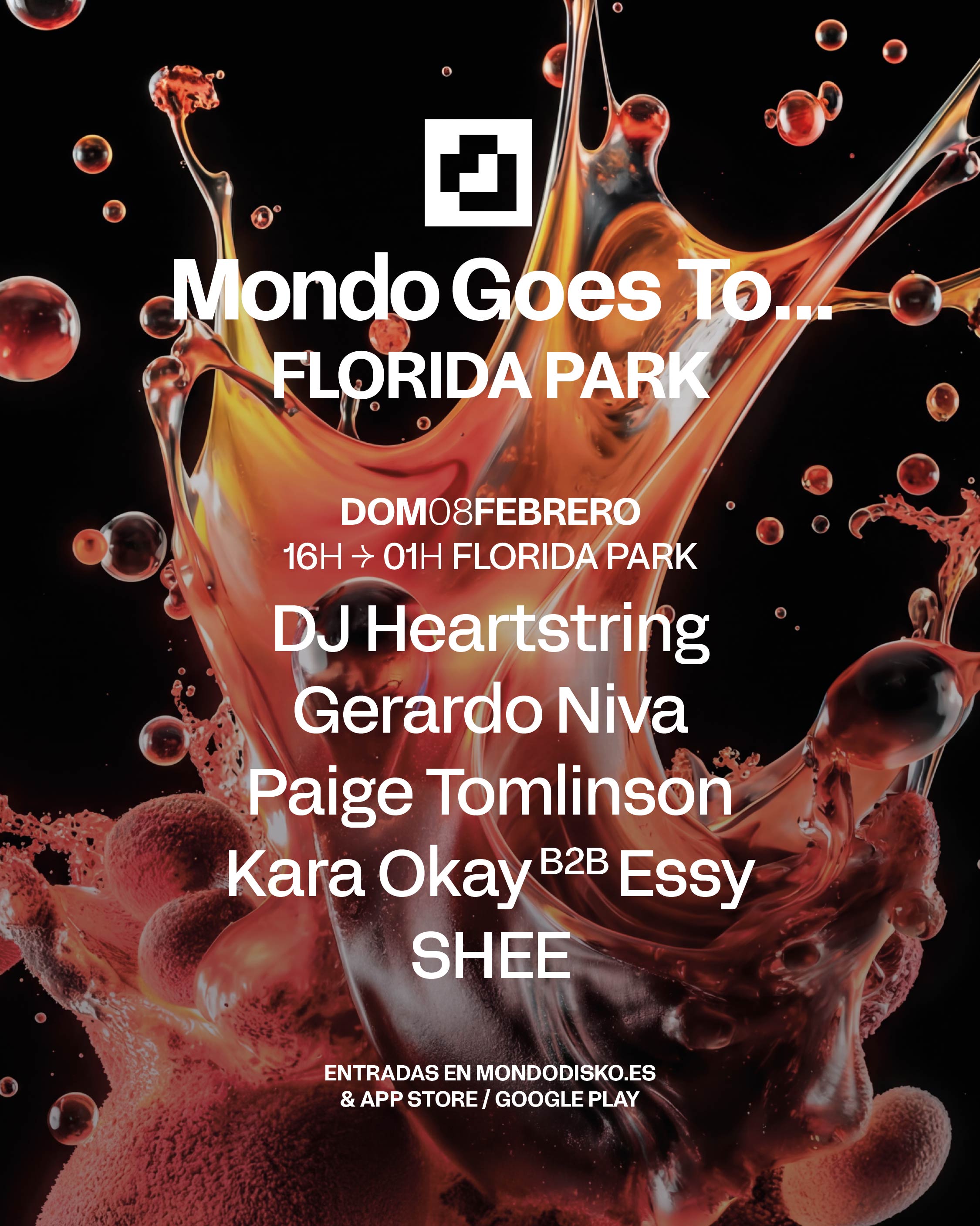 MONDO GOES TO FLORIDA PARK: DJ HEARTSTRING / GERARDO NIVA / PAIGE TOMLINSON / KARA OKAY B2B ESSY / SHEE