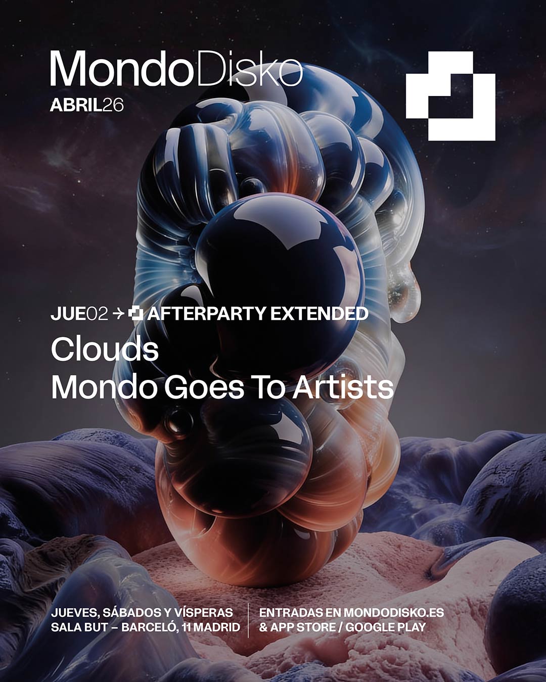 AFTERPARTY EXTENDED: CLOUDS / MONDO GOES TO ARTISTS
